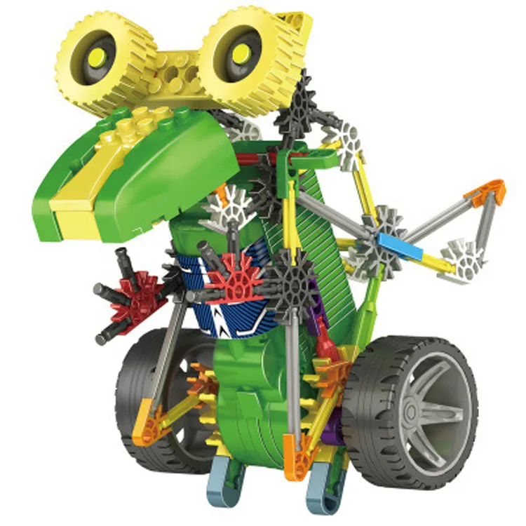LOZ Moteur Blocs de Construction Robotique Tyrannosaur Robot T Rex Dinosaure Action Modele Jouets DIY Batterie Marcher Jouet|blocs construction|robot