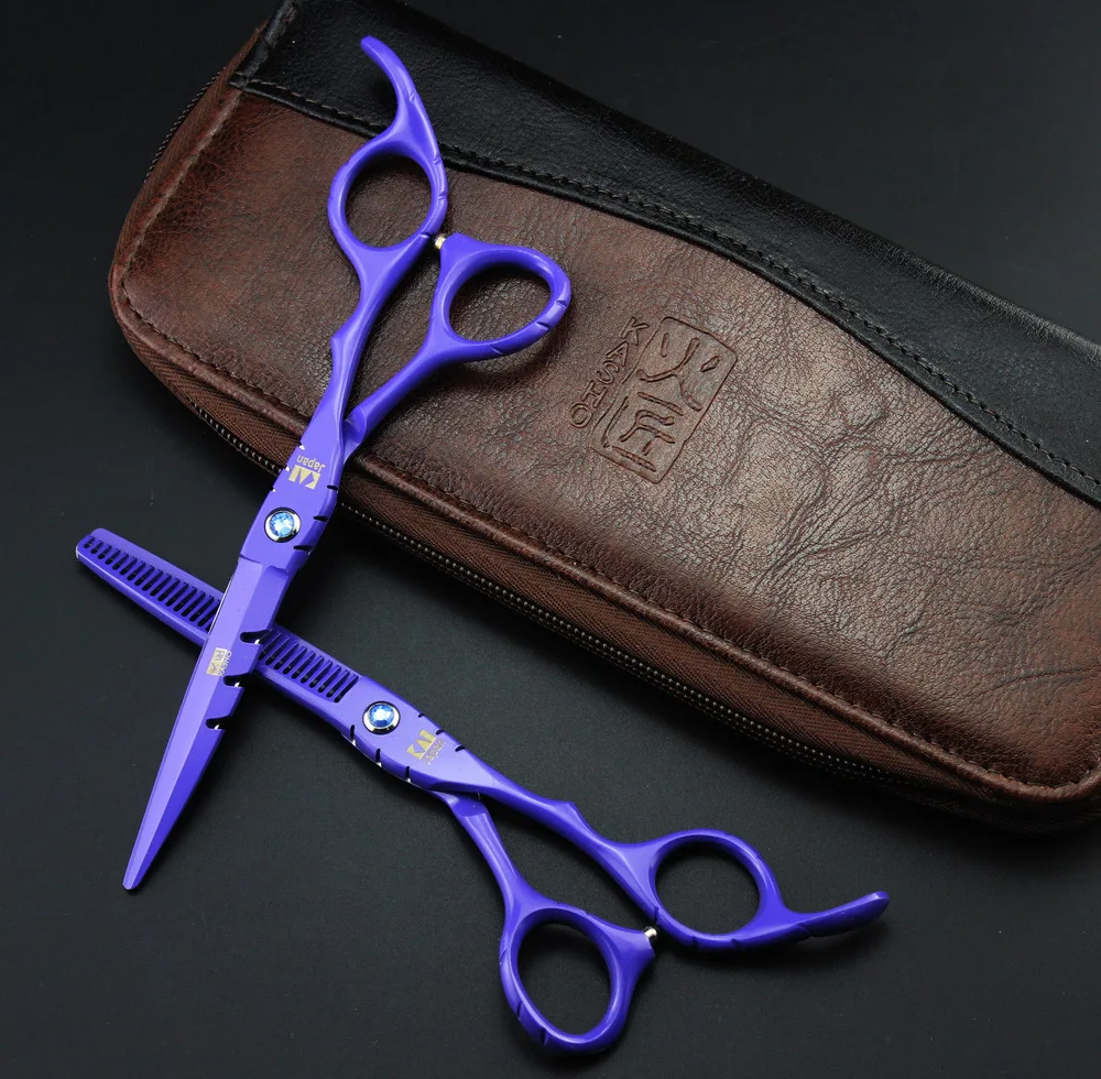 Hot Sale 6.0 inch Hairdressing Kasho Scissor set ,one cutting scissor