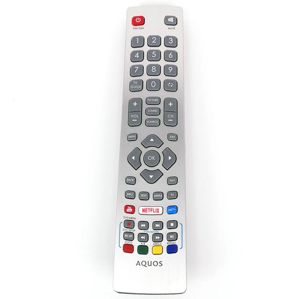 

New Original TV Remote SHWRMC0115 For Sharp Aquos Smart LED TV IR Controle with Netflix Youtube 3D Button Fernbedienung