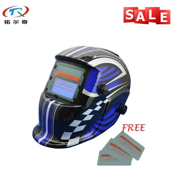 

MIG TIG Welding Tools Solar Power Ce Welder Cap Full Face Protection Auto Darkening Welding Helmet TRQ-HD01 with 2200de