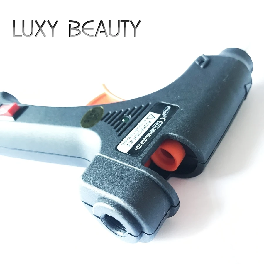 LUXY SCHÖNHEIT Hot Melt Kleber Pistole Hohe Temp Handliche Heizung Kleber Können Verwendet Werden Für Haar Perücke Bindung Für DIY