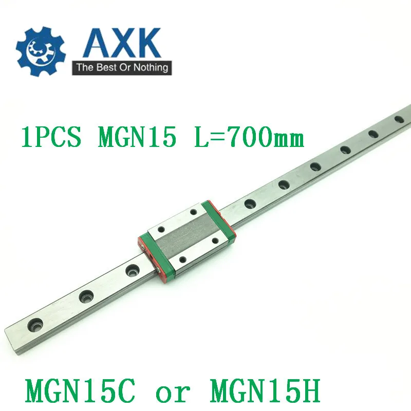 

Linear Rail Guide 15mm L=700mm Carriage Mgn15 Way A Mgn15c Or Mgn15h Long Marriage For Inc Axis Win Axk 700mm 75cm X 10cm