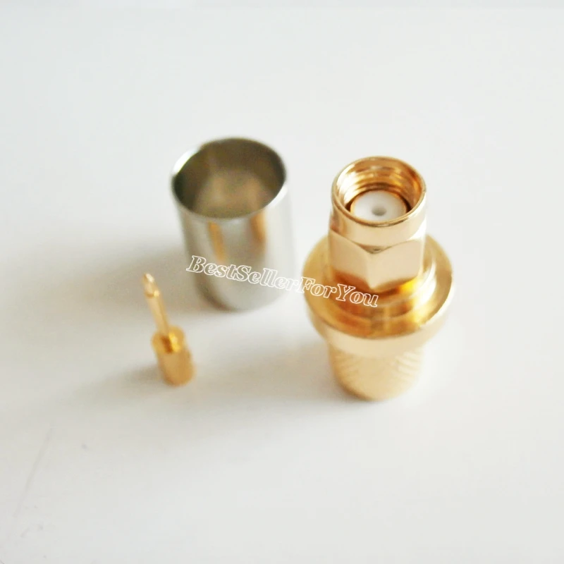 1 шт. SMA штекер обжимной для RG5 RG6 LMR300 5D FB кабель RF разъем|plug connector|sm plugplug male |