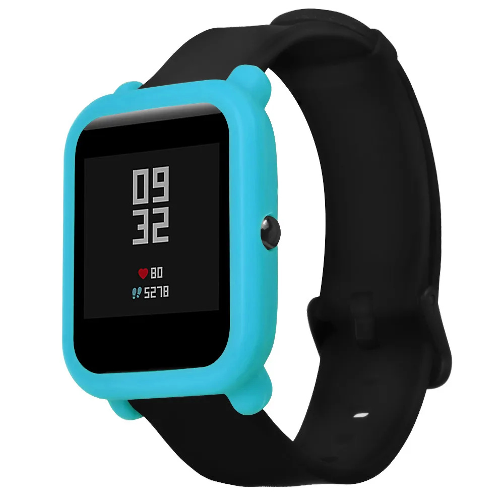 Мягкий защитный силиконовый чехол из ТПУ для Huami/Amazfit/Bip/Youth Watch носимые Устройства фитнес-браслет relogio