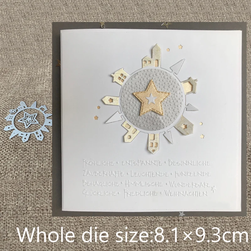 XLDesign Craft Metal Cutting Die die cuts house star circle decoration scrapbook Album Paper Card Embossing | Дом и сад
