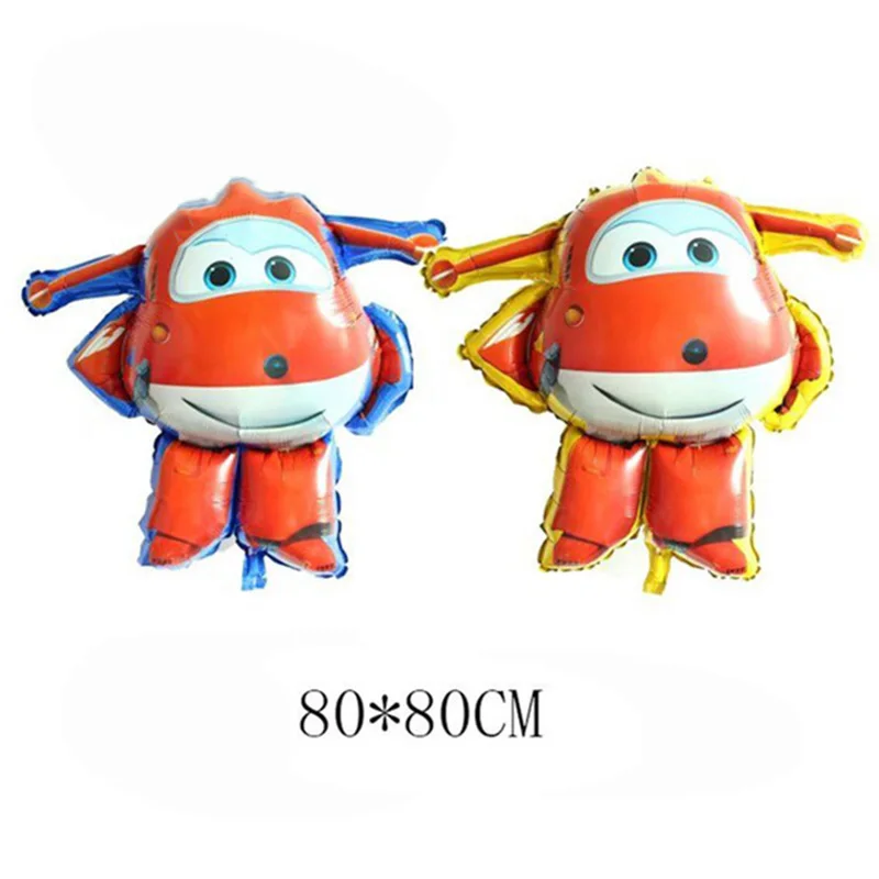 

3D Robot Balloons Inflatable Foil Helium Kids Baby Party Decoration Supplies Super Wings Birthday Party Balloon For Modeling
