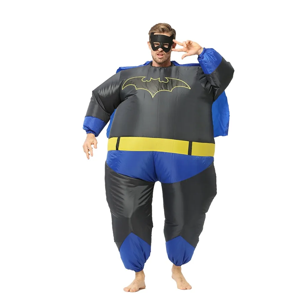 Adult Inflatable Batman Costume Halloween Costumes for Men DC Comics Superhero Cosplay Costume Part