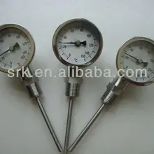 2," дюймовый биметаллический термометр Diall с нижним соединением, SS304, 0 C до 150C