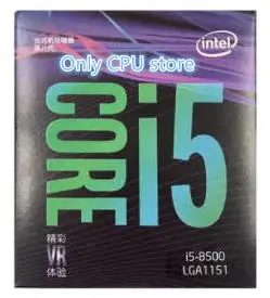 

Intel PC computer Core i5 8 series Processor I5 8500 I5-8500 Boxed processor CPU LGA 1151-land FC-LGA 14 nanometers Six Core