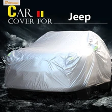 Buildreamen2 SUV Cubierta de Protección Cubierta Del Coche Sol Anti-Ultravioleta Lluvia Nieve Polvo de Cero Para Jeep Compass Libertad Cherokee Grand Cherokee