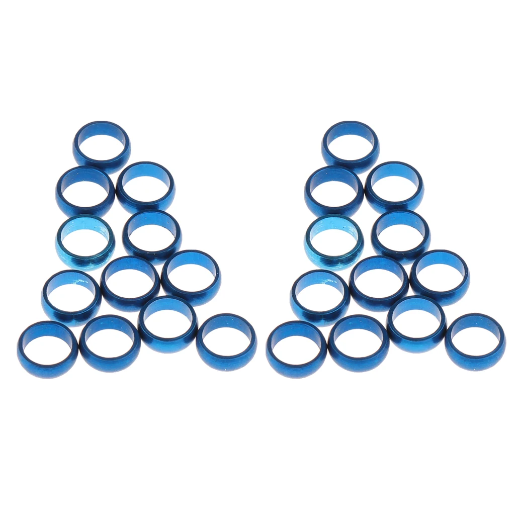 High Quality 24 Pieces Dart Sharft Protect Flights O Rings Spare Gripper Ring Blue Indoor Game Darts Accessories