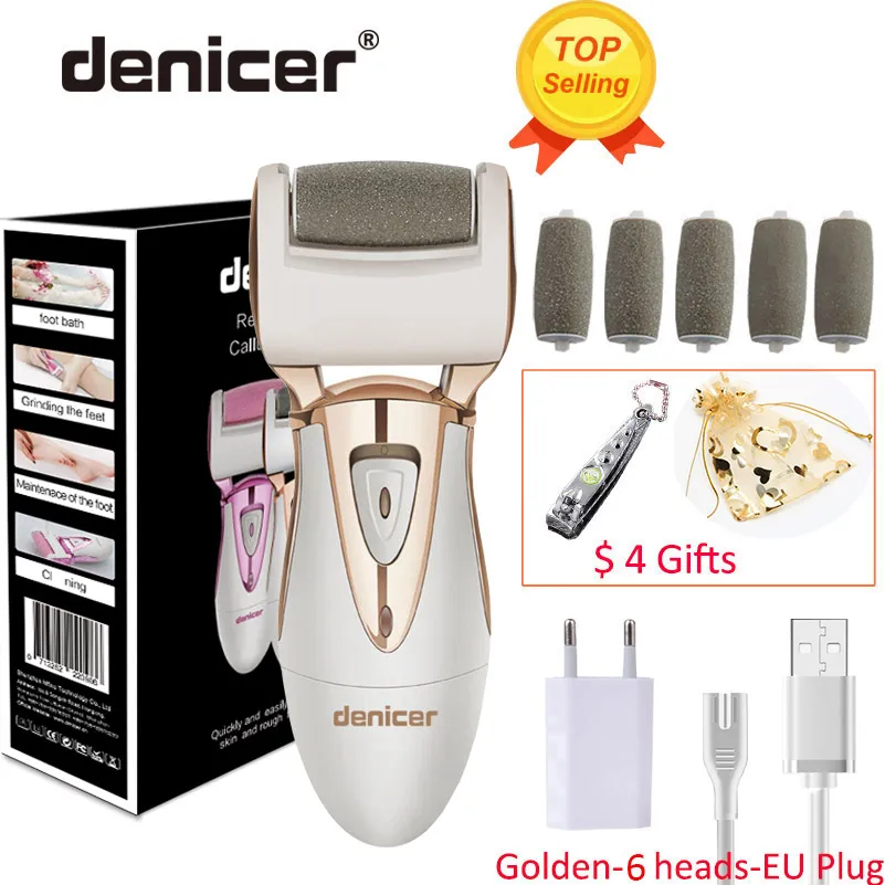 2018 Top Sell Electric Pedicure Tools Foot Care Tool Pedicura Velvet Smooth Machine Callus Remover Foot File for Foot Heel Skin