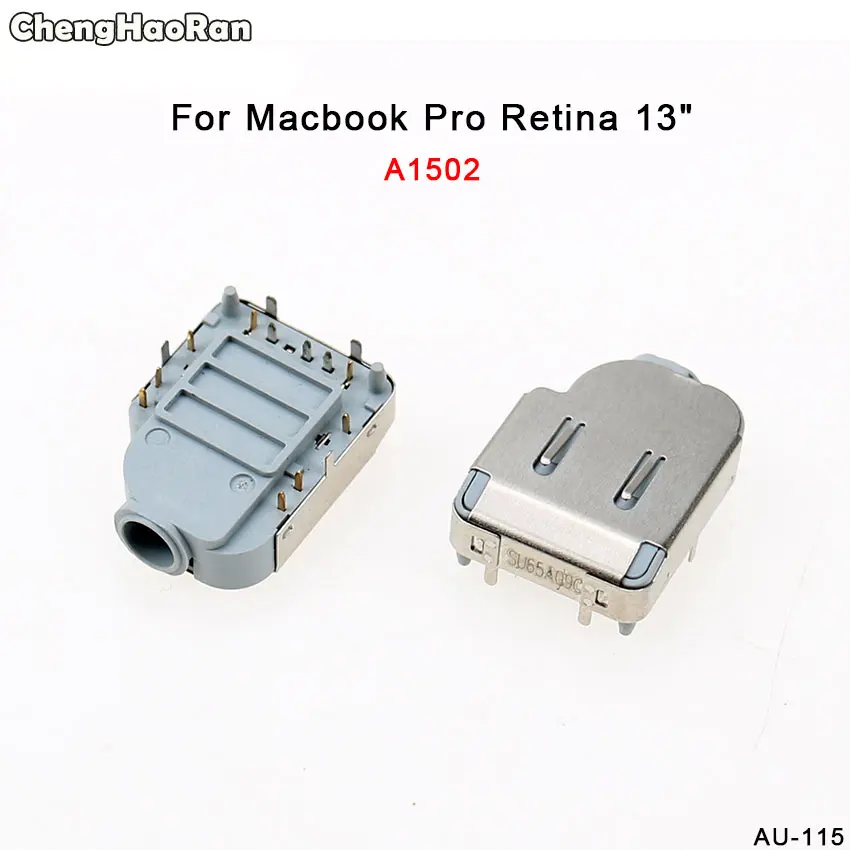 

ChengHaoRan 2pcs Audio Combo Jack Socket Connector for Macbook Pro Retina 13" A1502 etc Headphone port