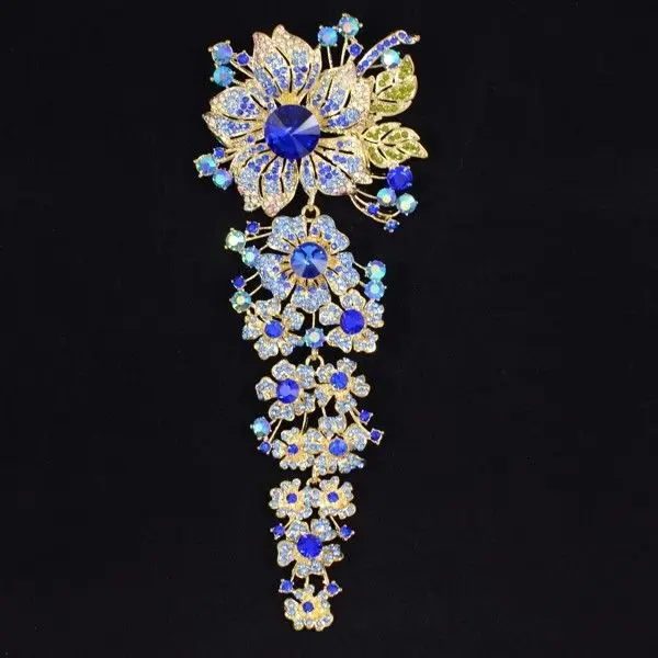 Женская большая брошь в виде орхидеи|flower brooch pin|brooch pinsflower |