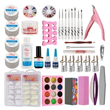 Anmas Rucci Pro УФ-гель для дизайна ногтей накладные ногти верхнее покрытие Клей украшения DIY Набор инструментов