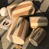 Free Shipping 1 X Wood Drum Money Box Handmade Coin Bank For Kids Birthday Gift Piggy Bank Festival Gift ► Photo 1/2