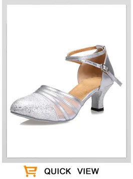 Женская/Девичья обувь для латинских бальных танцев, низкий каблук 3,5 см, детская обувь для танца, Румба, чача, Самба, домашняя современная танцевальная обувь, VA30618