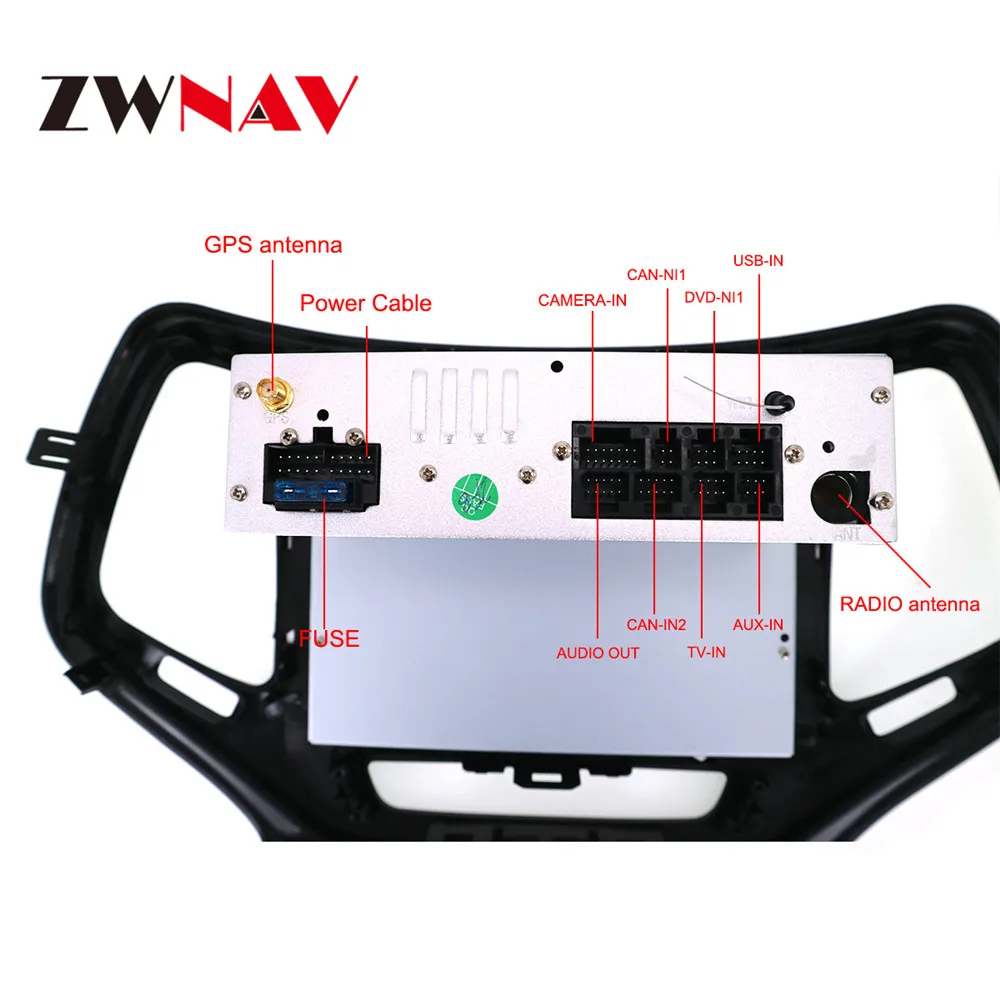 Flash Deal Android 8.0 4+32G Car No DVD Player GPS navigation For JEEP Cherokee 2014 - 2018 headunit multimedia player tape recorder 5