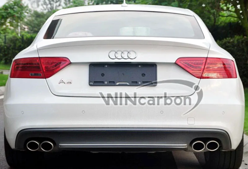 Sline стиль высокого качества PU задний диффузор Подходит для Audi A5 4 двери не шлицевое соединение бампера 2012