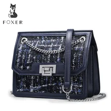FOXER Lady Brand Design Chain Strap Messenger Bags Female Shoulder Bag New Fashion Crossbody Bag Women High Quality Elegant Flap FOXER Lady Brand Design Chain Strap Messenger Bags Female Shoulder Bag New Fashion Crossbody Bag Women High Quality Elegant Flap