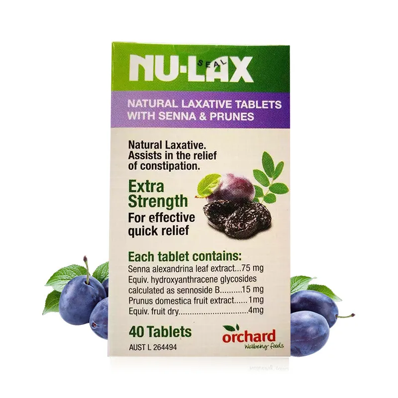 NuLax Natural Laxative Tablets with Senna & Prunes (2)