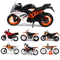 Maisto 1:18 игрушечный мотоцикл сплава мотоцикл 450 Насадка На Руль EXC SXF 690 Duke RC 390 525SX автомобили игрушки для детей подарок украшения