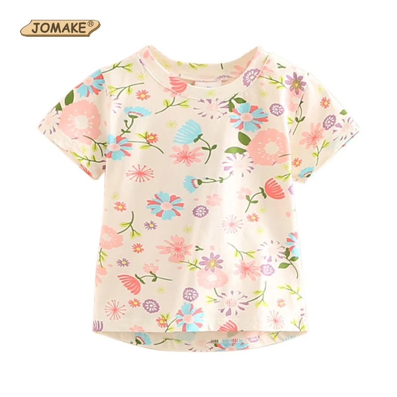 Floral Baby Girl T shirt Lovely Children Tops Kids T shirts For Girls