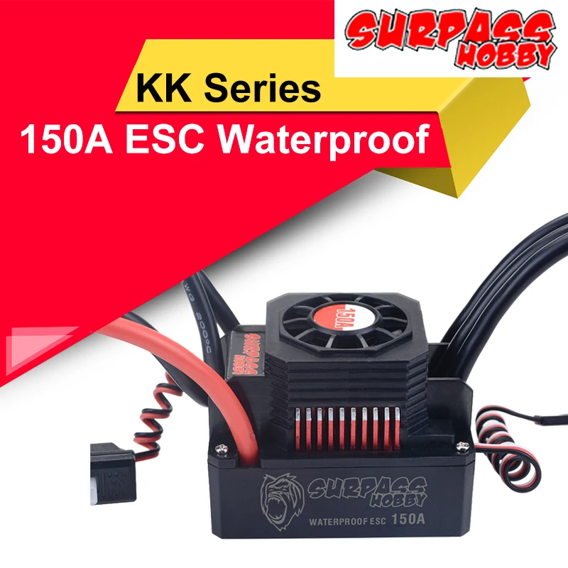 SURPASS HOBBY KK 150A ESC водонепроницаемый электрический регулятор скорости для 1/8 RC