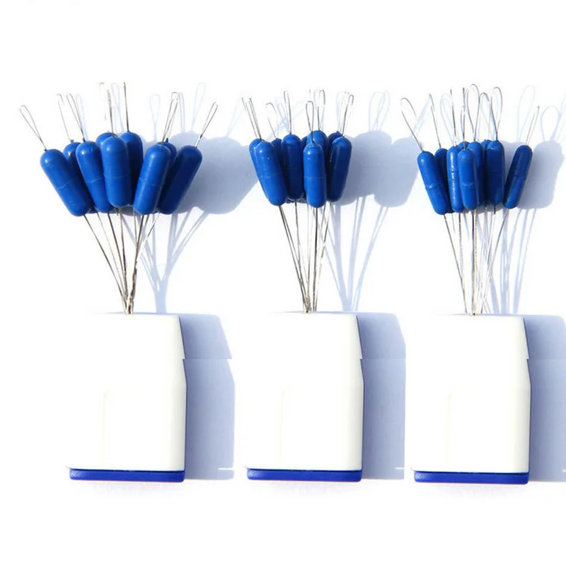 

10Pcs super size blue Rubber easy use floater Fishing Bobber Float big Space bean Folat Line Stoppers trout floater