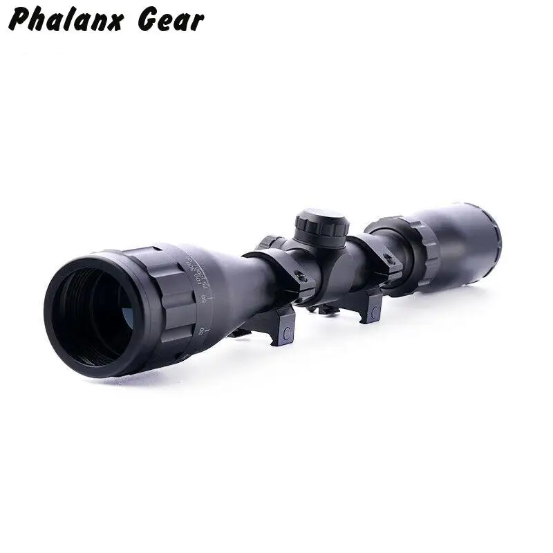 

Brand Hunting Tactical Rifle 3-9X40 AO Riflescope Mil Dot Reticle Optical Sight 100% shockproof for real shooting