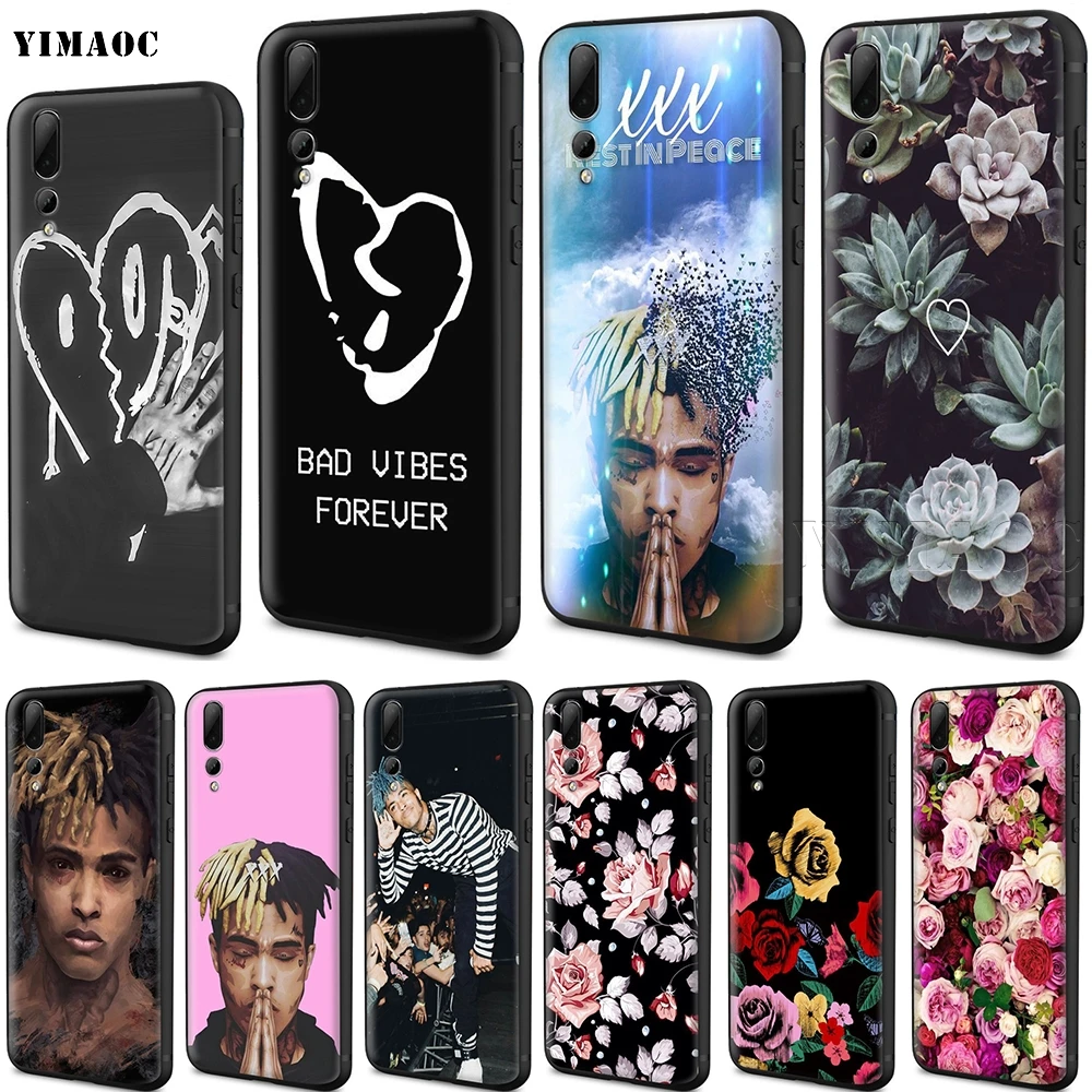 

YIMAOC XXXTentacion Silicone Case for Huawei Honor 6a 7a 7c 7x 8 9 10 Lite Pro Y6 2018 2017 Prime