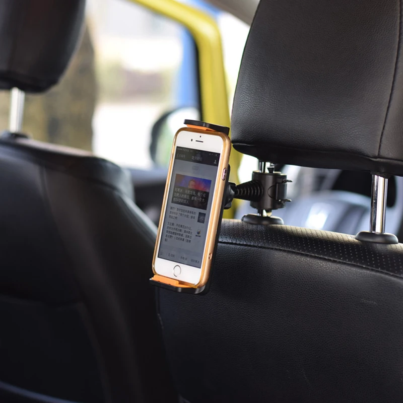 Универсальный вращающийся на 360 градусов Автомобильный держатель на заднее сиденье подголовник подставка для iPhone iPad gps samsung LG Tablet 4-10 дюймов
