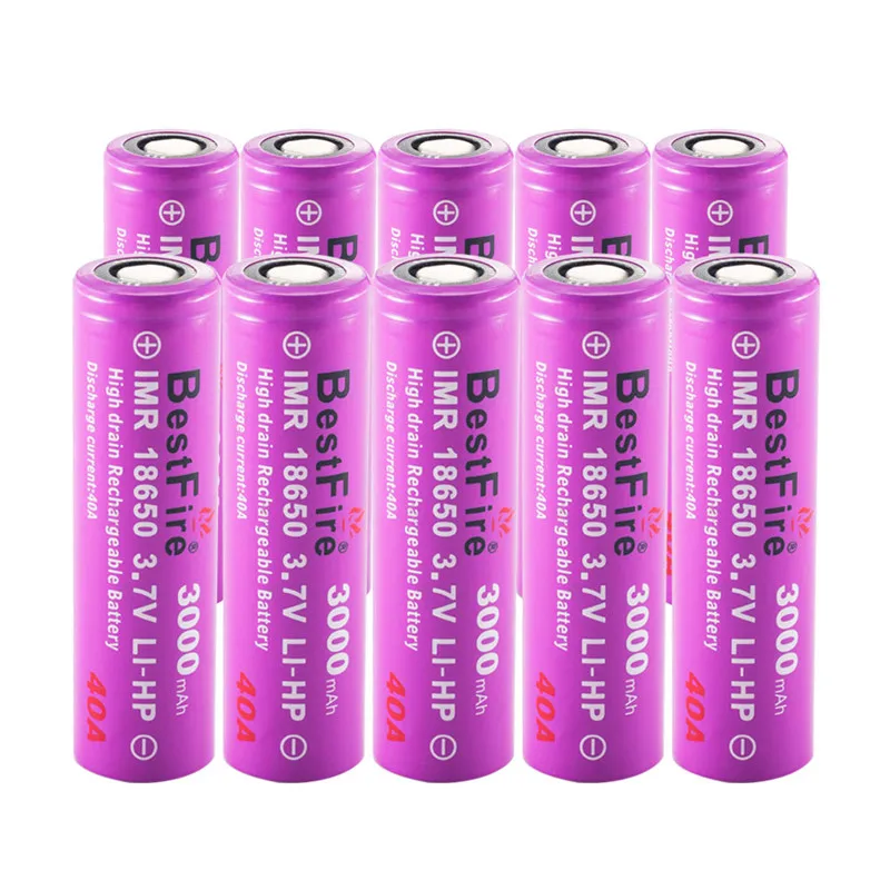 Аккумулятор 18650 3 7 В аккумуляторная батарея 3000 мАч 40A VS HG2 для Smoant Aspire Speeder Eleaf iStick Pico