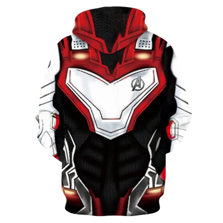 Avengers Endgame Hoodies Captain Marvel 3D Men Fans Quantum Realm Sweatshirt Streetwear Mantle Poleron Hombre Drop Shipping