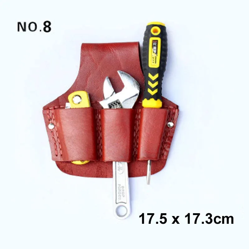 SAC A OUTIL,Sac De Taille En Cuir De Vache Résistant à L'usure,sac De