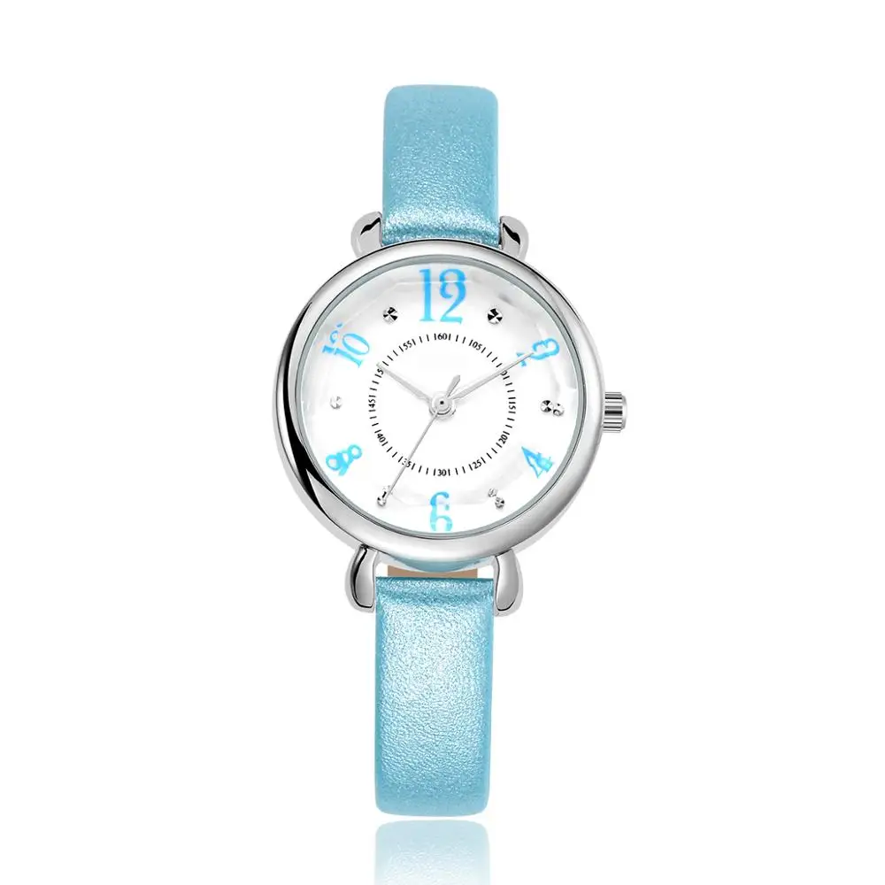 

Fashion brand women brand watches quartz casual leather strap wristwatches lady cocks