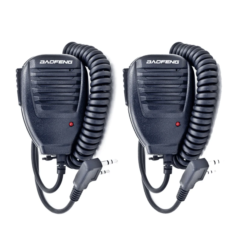 Baofeng Walkie Talkie Handheld Microphone Speaker MIC 2PCS for Portable