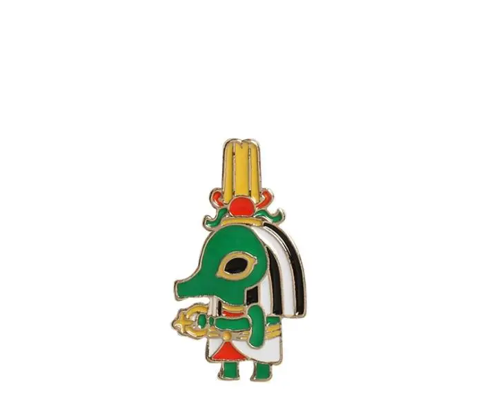 Мультфильм египетский фараон мама ребенок металлические броши булавки аксессуары декоративный значок для женщин - Окраска металла: G