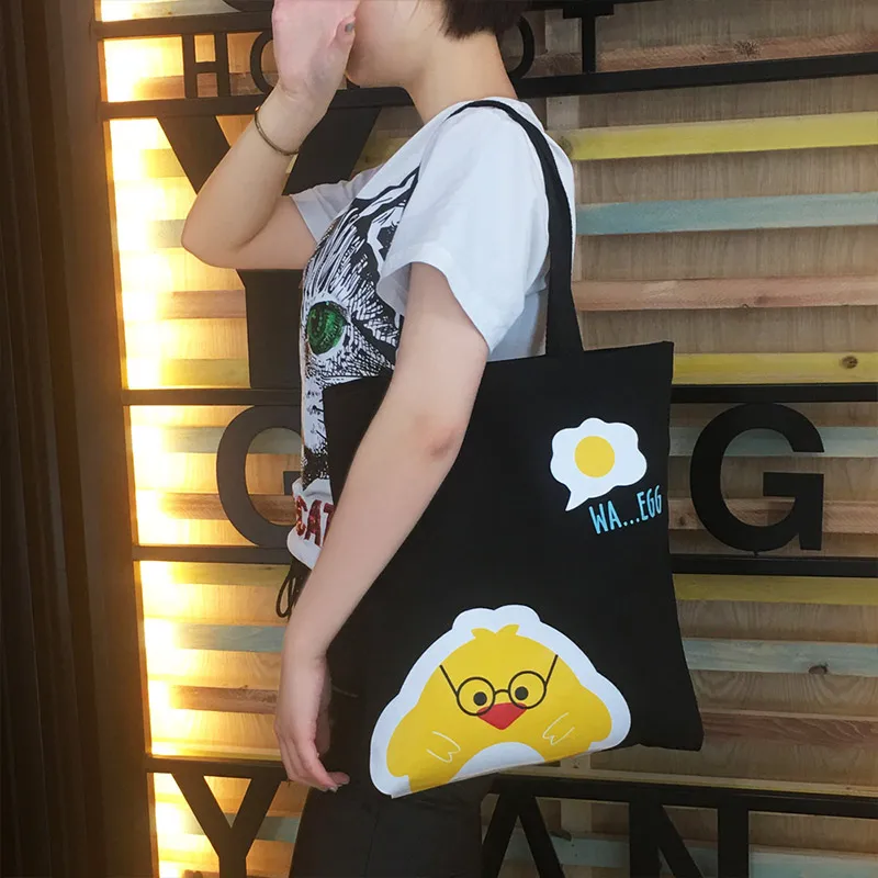 Casual Women Large Capacity Tote Canvas Shoulder Bag Cartoon Printing Storage Shopping Bag Beach Bags Casual Tote Feminina Casual Women Large Capacity Tote Canvas Shoulder Bag Cartoon Printing Storage Shopping Bag Beach Bags Casual Tote Feminina