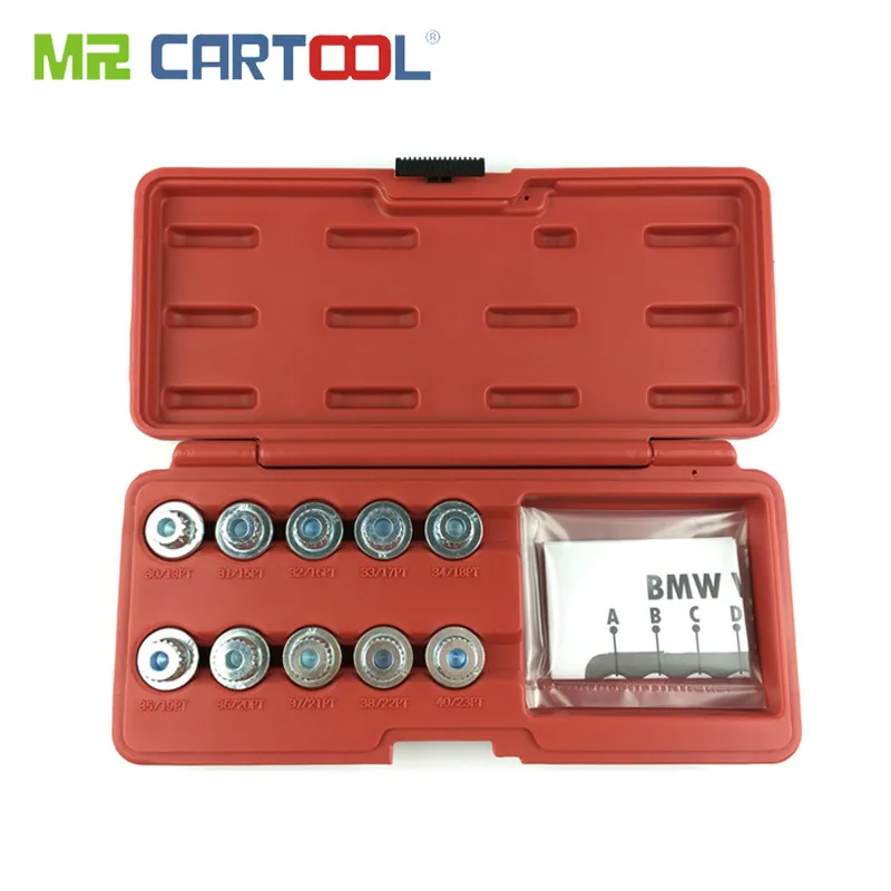 

10pcs Anti-theft screws remove and install socket sleeve set group for BMW DL-BM10P