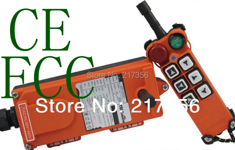 

F21-E1(include 1 transmitter and 1 receiver)6 buttons 1 Speed Hoist crane remote control wireless radio Uting remote control