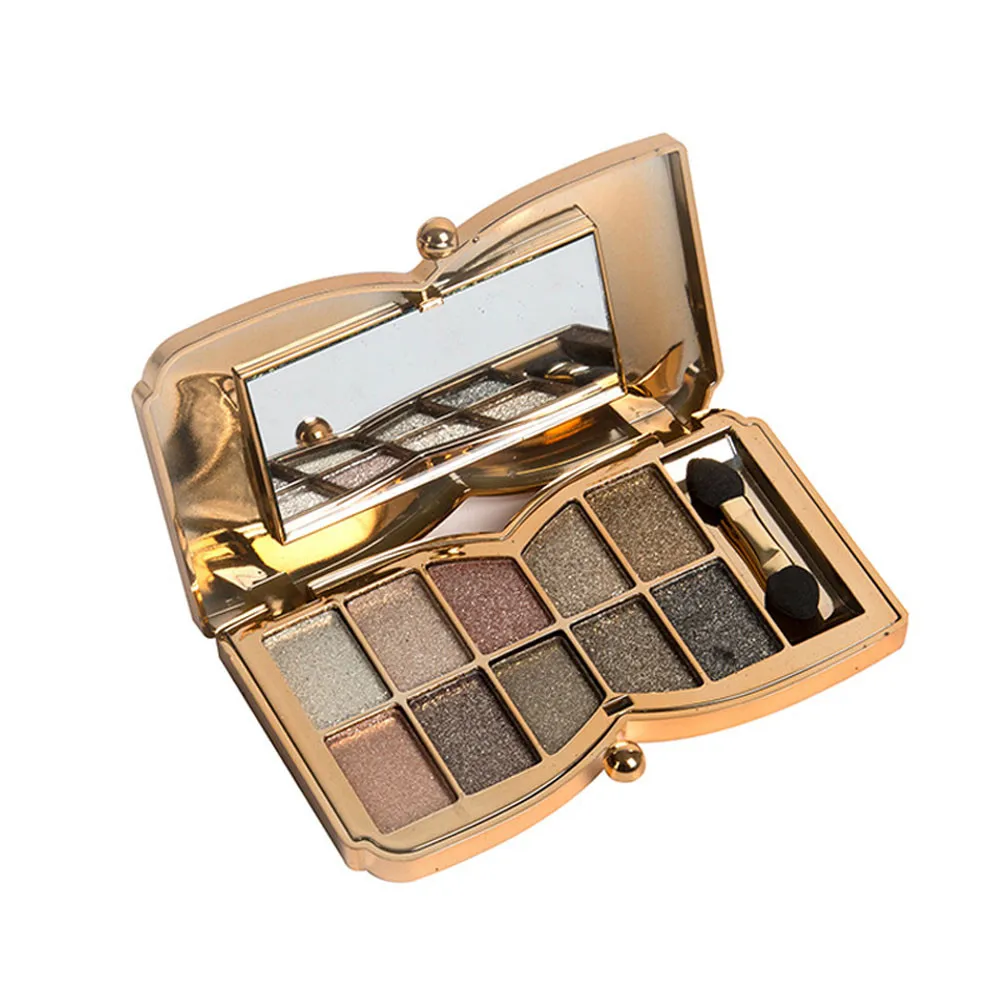 

10 Colors Shimmer Eyeshadow Eye Shadow Palette Make up Kit Cosmetics