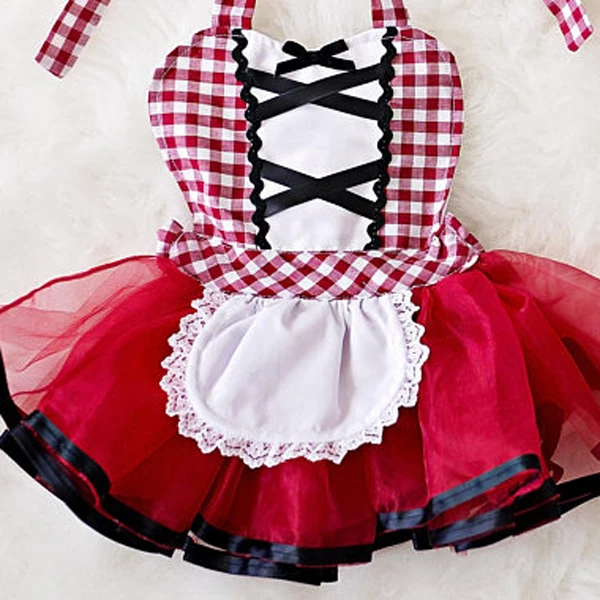 Маскарадный костюм для новорожденных девочек, красное платье-пачка, Красная Шапочка, костюм для фотосессии нарядное платье для девочек+ накидка