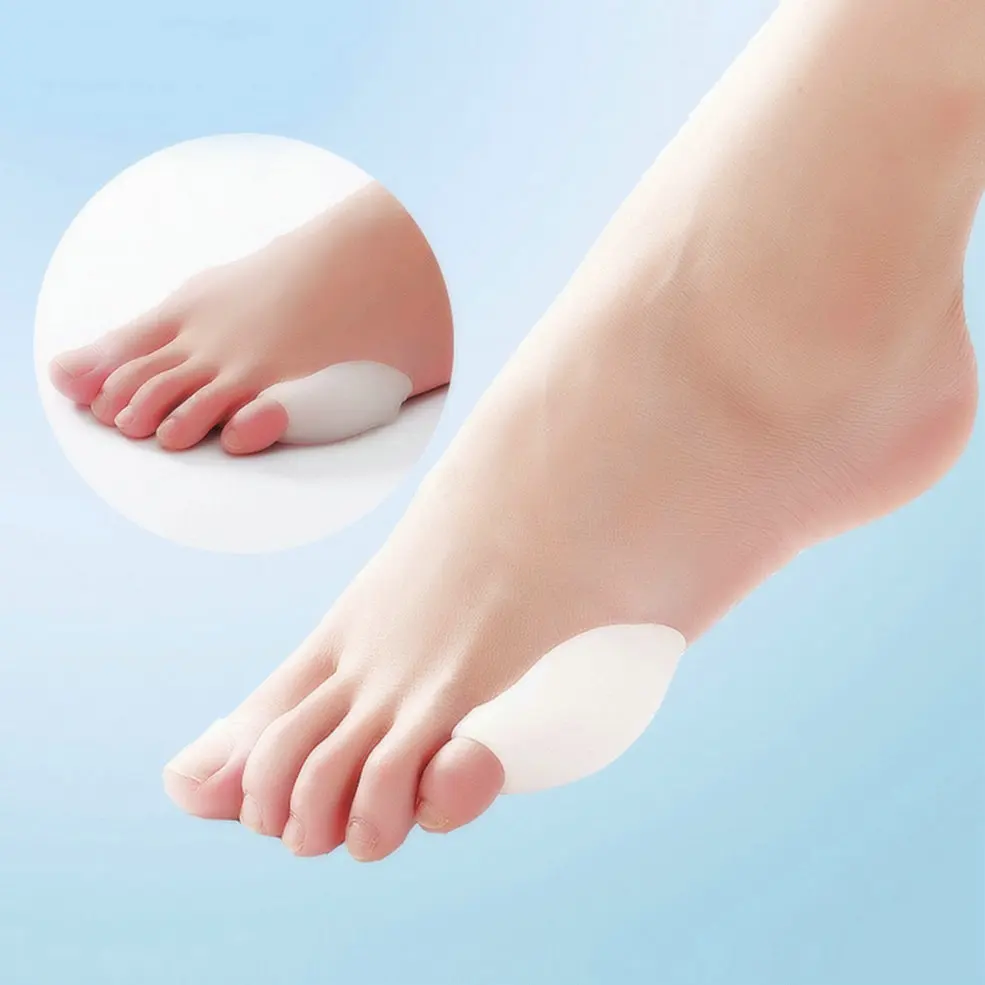 2* Toe Bunion Protector Pads Silicone Gel Foot Separator Thumb Valgus