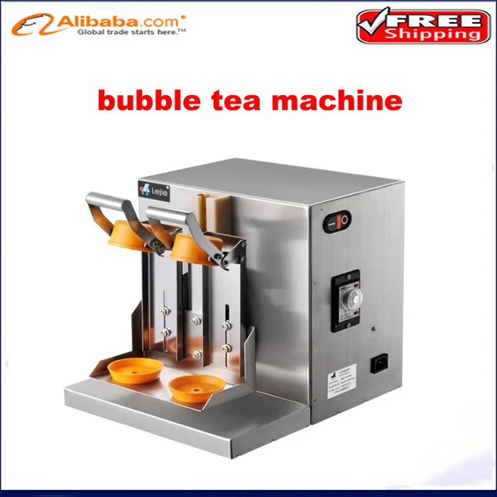 Free shipping!! Double frame Auto Bubble Tea Shaking making Machine