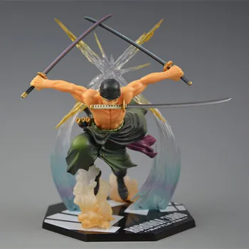 

Anime One Piece Roronoa Zoro 17cm PVC Action Figures toys Roronoa Zoro Collection Model Toys for christmas Gifts