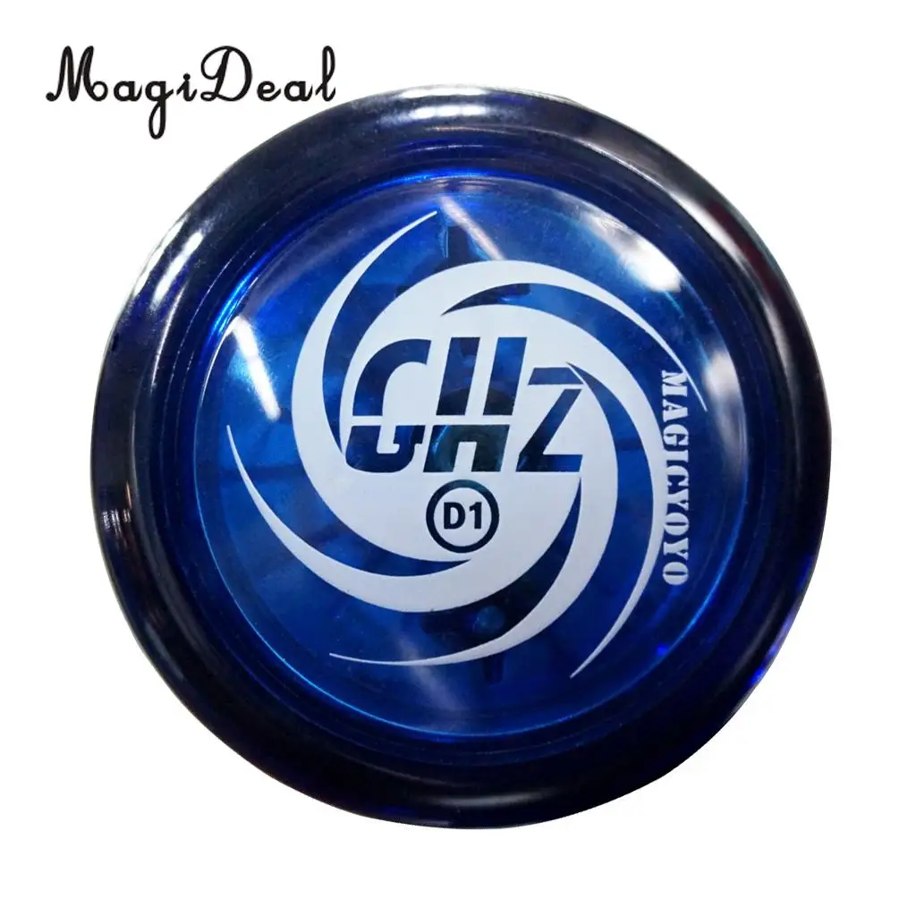 Plastic D1 Spin Ball Professional YoYo Size E Bearing with String for Kids Children Adult Classic Toy Green