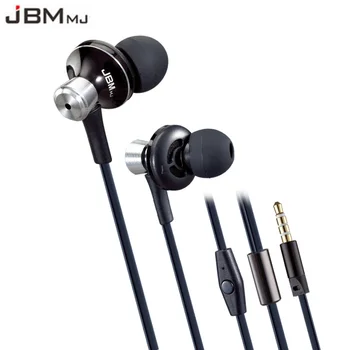 

Original JBMMJ 9013 Metal Super Bass In-ear Earphones Volume Control with Mic Headsets for iphone Sony Xiaomi Mp3 PC 3.5mm