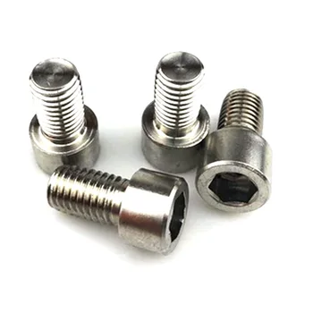 

5pcs M6 titanium alloy bolts screw inner hexagon round head bolt screws 8mm~100mm length