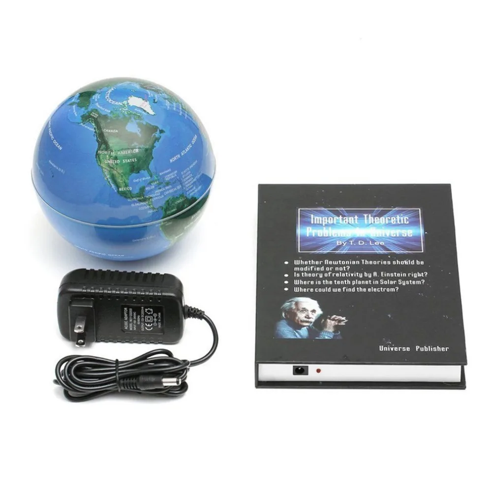 

Innovative 3 inch Book Magnetic Levitation Floating Anti Gravity Globe World Map Magnetic Rotating Globe Discoloration